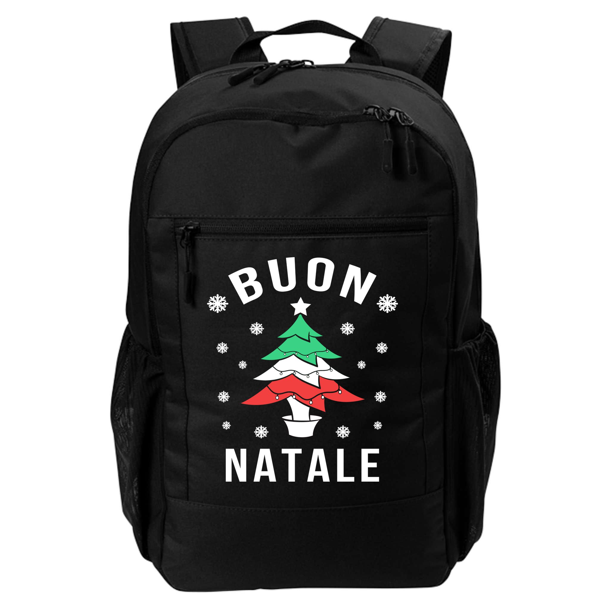 Italian Flag Christmas Tree Buon Natale Gift Backpack