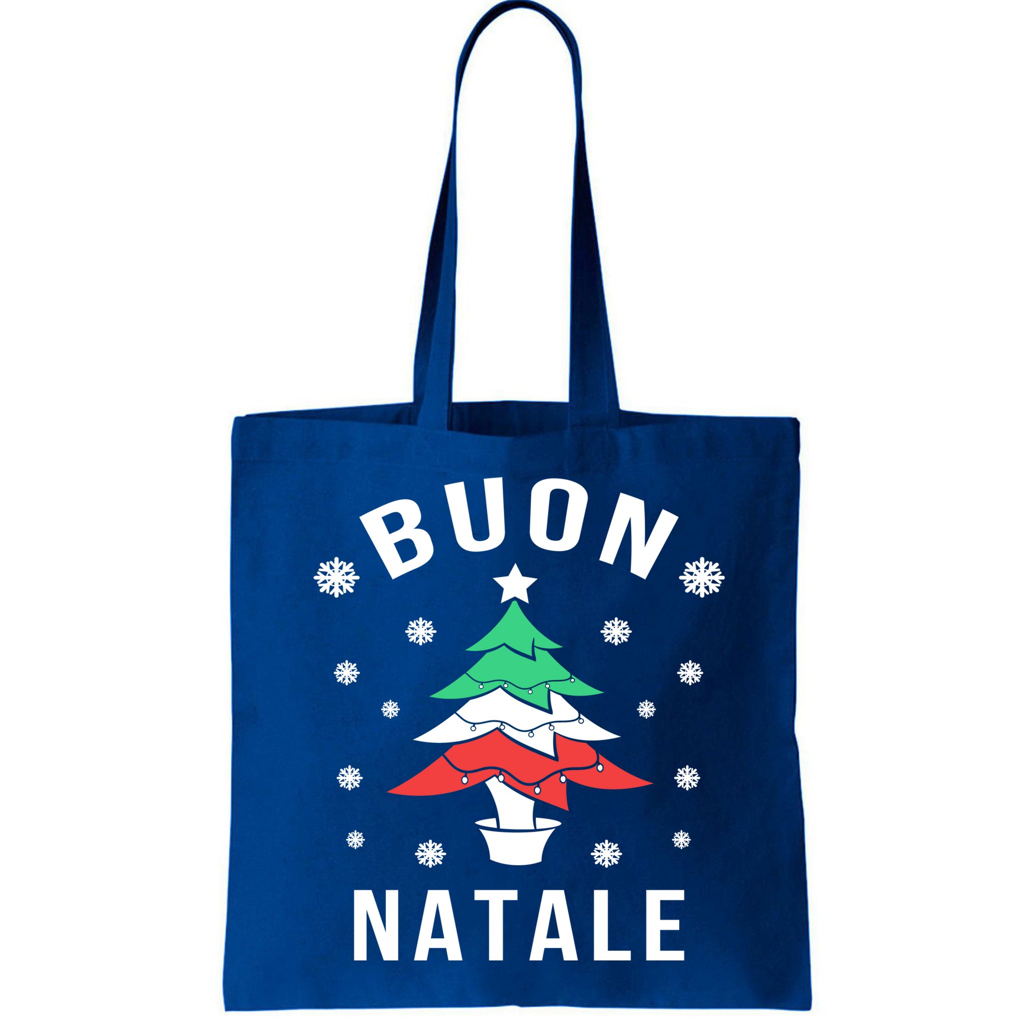 Italian Flag Christmas Tree Buon Natale Gift Bag