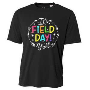 Its Field Day Y'all Teacher Student Cooling Performance Crew T-Shirt