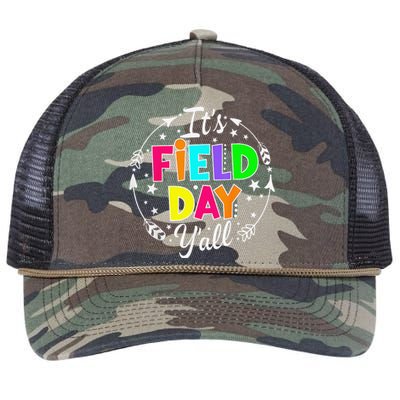 ItS Field Day YAll Funny Teacher Happy Field Day 2024 Retro Rope Trucker Hat Cap