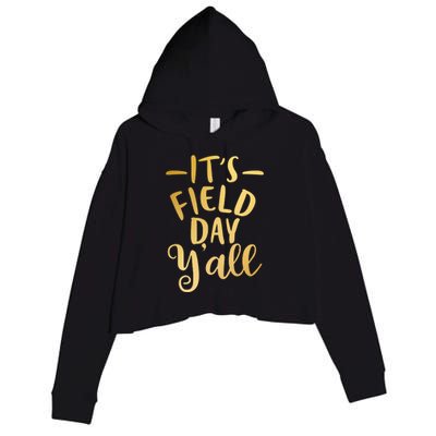 It's Field Day Y'all Crop Fleece Hoodie