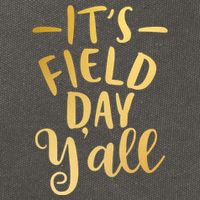 It's Field Day Y'all Cotton Canvas Backpack