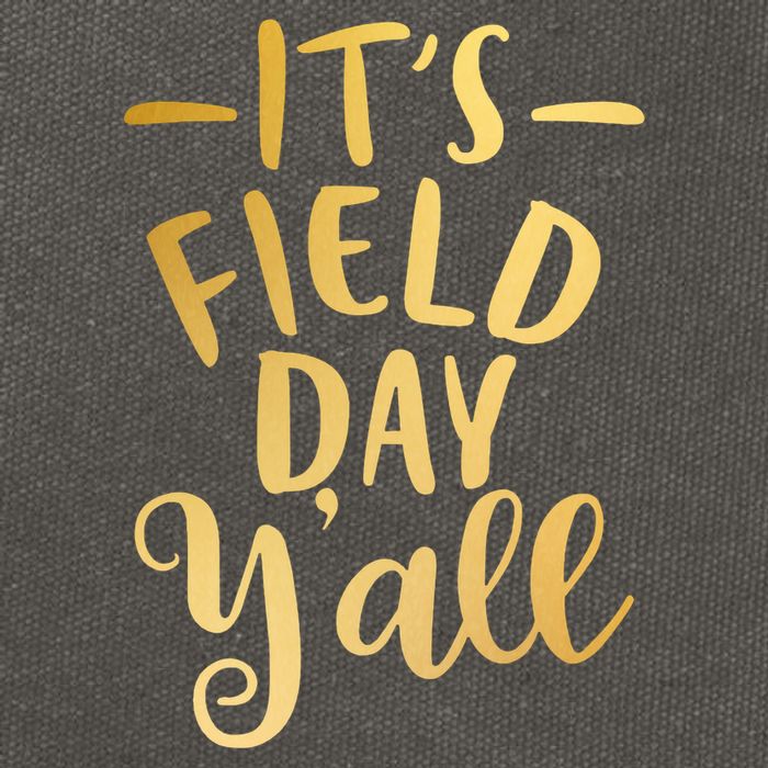 It's Field Day Y'all Cotton Canvas Backpack