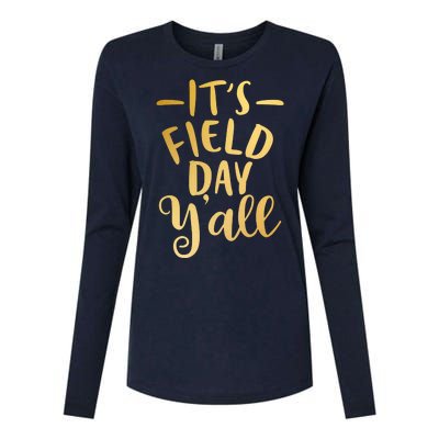 It's Field Day Y'all Womens Cotton Relaxed Long Sleeve T-Shirt