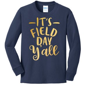 It's Field Day Y'all Kids Long Sleeve Shirt