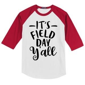 It's Field Day Y'all Kids Colorblock Raglan Jersey