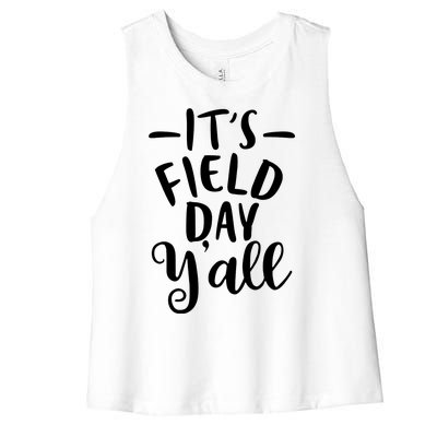 It's Field Day Y'all Women's Racerback Cropped Tank