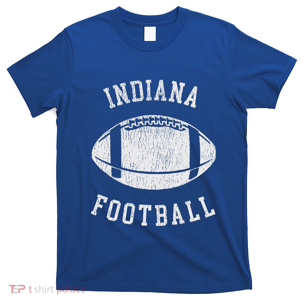 Indiana Football Distressed 80S Throwback Classic T-Shirt