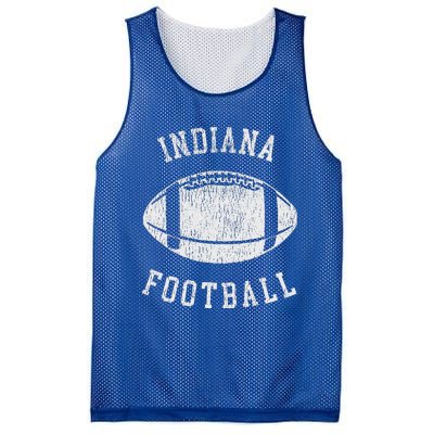 Indiana Football Distressed 80S Throwback Classic Mesh Reversible Basketball Jersey Tank