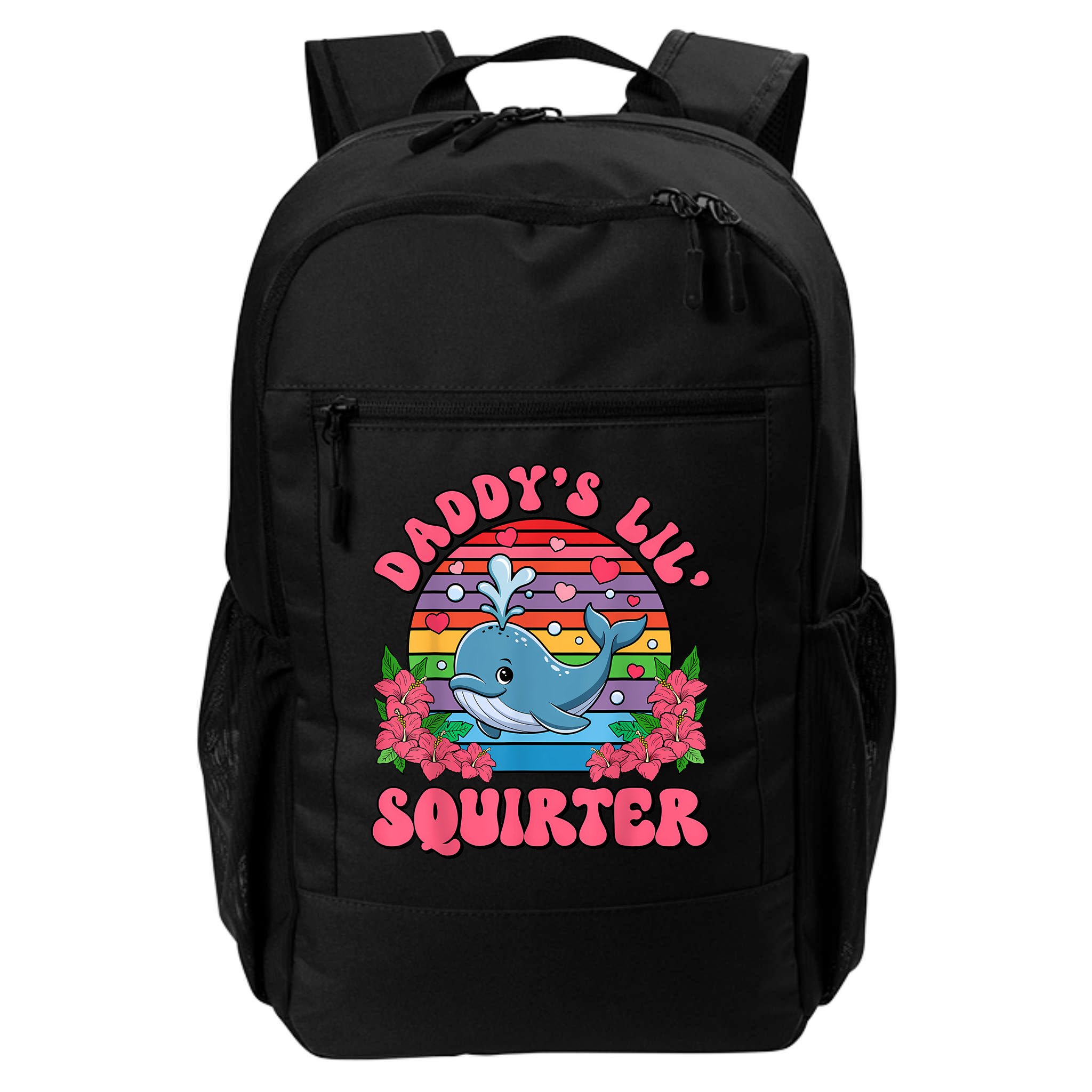 Inappropriate Funny DaddyS Lil Squirter Embarrassing Women Backpack