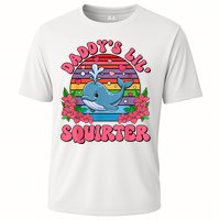 Inappropriate Funny DaddyS Lil Squirter Embarrassing Women Cooling Performance Crew T-Shirt