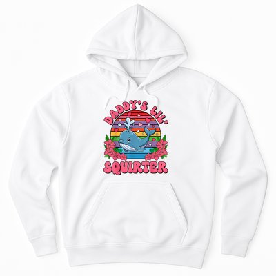 Inappropriate Funny DaddyS Lil Squirter Embarrassing Women Hoodie