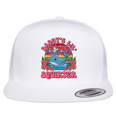 Inappropriate Funny DaddyS Lil Squirter Embarrassing Women Flatbill Hat