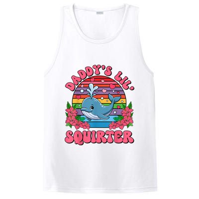 Inappropriate Funny DaddyS Lil Squirter Embarrassing Women PosiCharge Competitor Tank