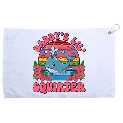 Inappropriate Funny DaddyS Lil Squirter Embarrassing Women Grommeted Golf Towel