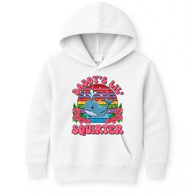 Inappropriate Funny DaddyS Lil Squirter Embarrassing Women Kids Hoodie