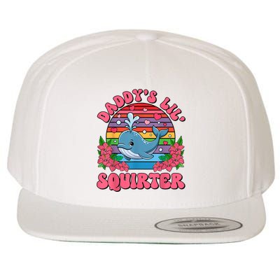 Inappropriate Funny DaddyS Lil Squirter Embarrassing Women Wool Snapback Cap