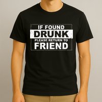If Found Drunk Please Return To Friend T-Shirt