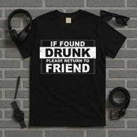 If Found Drunk Please Return To Friend T-Shirt