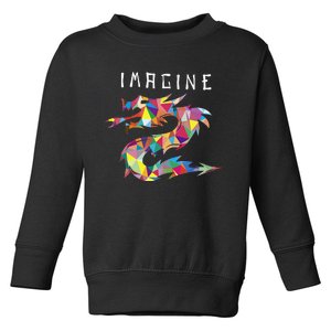 Imagine Fantasy Dragon Tattoo Style Toddler Sweatshirt