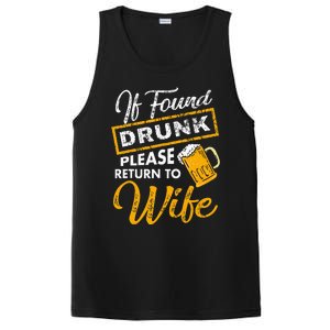 If Found Drunk Please Return To Wife Couples Apparel PosiCharge Competitor Tank