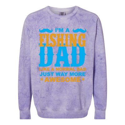 I'm Fishing Dad T Colorblast Crewneck Sweatshirt