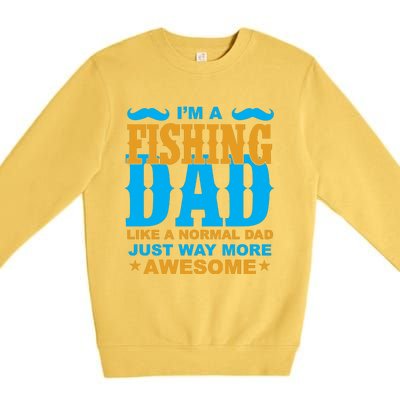 I'm Fishing Dad T Premium Crewneck Sweatshirt