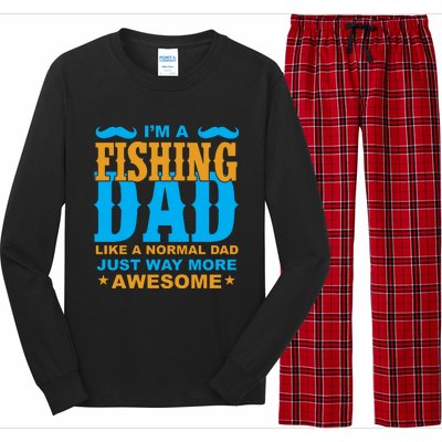 I'm Fishing Dad T Long Sleeve Pajama Set