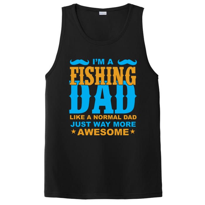 I'm Fishing Dad T PosiCharge Competitor Tank