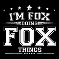 Im Fox Doing Fox Things Tank Top