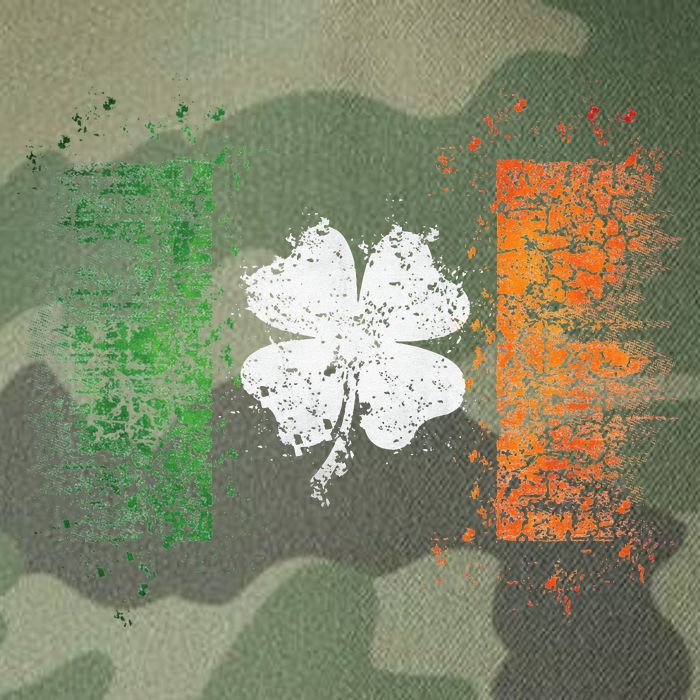 Irish Flag Distressed Shamrock ST Patrick's Day Legacy Tie Dye Trucker Hat