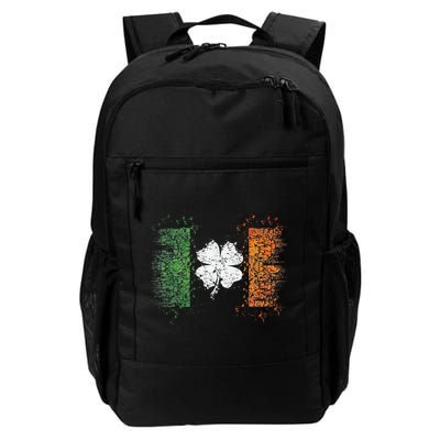 Irish Flag Distressed Shamrock ST Patrick's Day Daily Commute Backpack