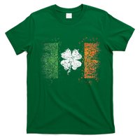 Irish Flag Distressed Shamrock ST Patrick's Day T-Shirt