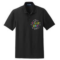 Its Field Day Y'all Teacher Student Dry Zone Grid Polo