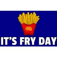 It's Fry Day French Fries Extra Hot Fry Cute Gift Bumper Sticker