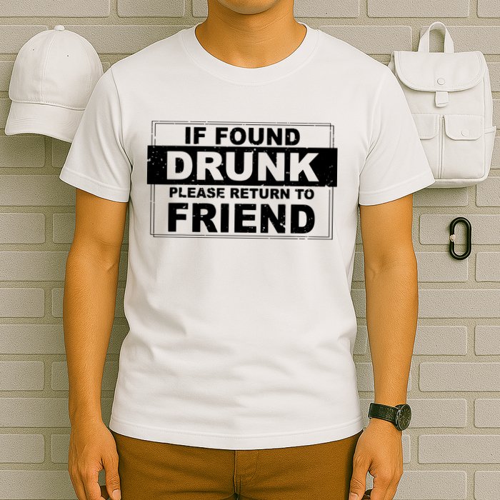 If Found Drunk Please Return To Friend T-Shirt