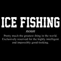 Ice Fishing Definition Funny Gift Wool Snapback Cap