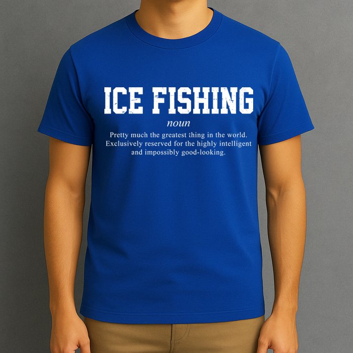 Ice Fishing Definition Funny Gift T-Shirt