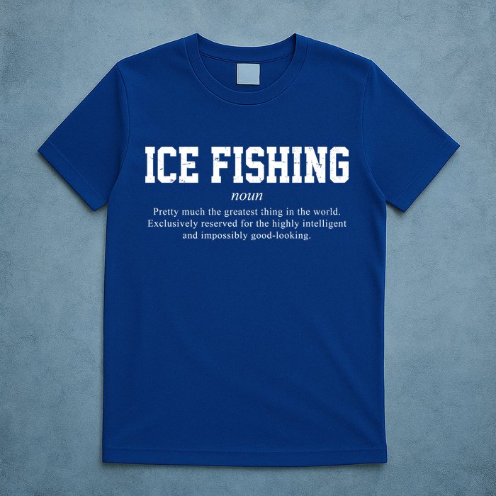 Ice Fishing Definition Funny Gift T-Shirt