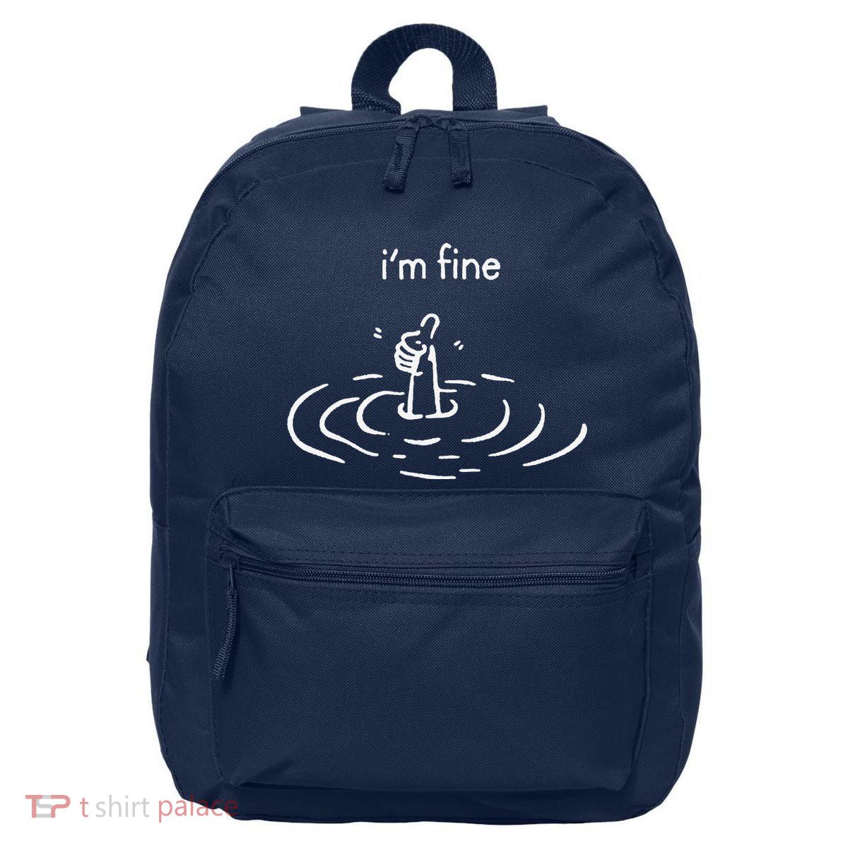 IM Fine Drowning Meme Funny 16 in Basic Backpack
