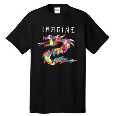 Imagine Fantasy Dragon Tattoo Tall T-Shirt