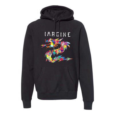 Imagine Fantasy Dragon Tattoo Premium Hoodie