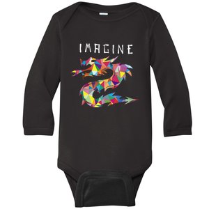 Imagine Fantasy Dragon Tattoo Baby Long Sleeve Bodysuit