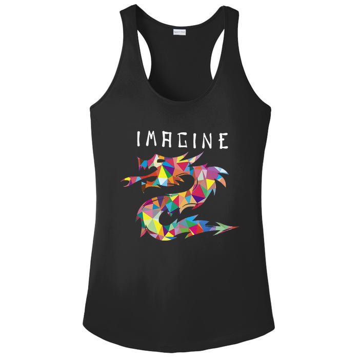 Imagine Fantasy Dragon Tattoo Ladies PosiCharge Competitor Racerback Tank