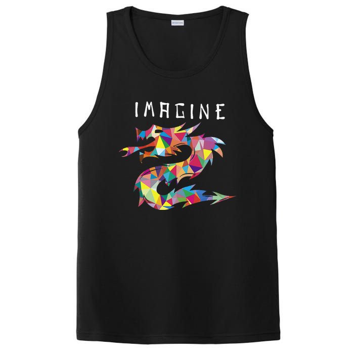 Imagine Fantasy Dragon Tattoo PosiCharge Competitor Tank