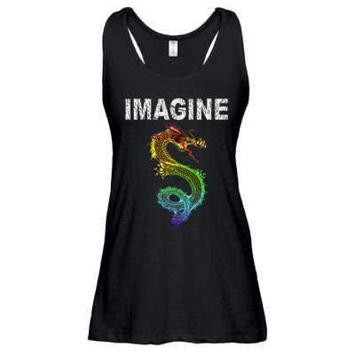 IMAGINE Fantasy Dragon Style Great For Gift Ladies Essential Flowy Tank