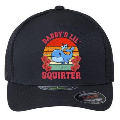 Inappropriate Funny Daddys Lil Squirter Embarrassing Flexfit Unipanel Trucker Cap