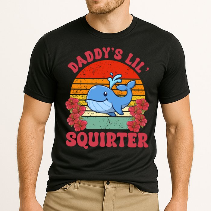 Inappropriate Funny Daddys Lil Squirter Embarrassing Performance Shirt
