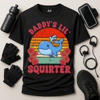 Inappropriate Funny Daddys Lil Squirter Embarrassing Performance Shirt