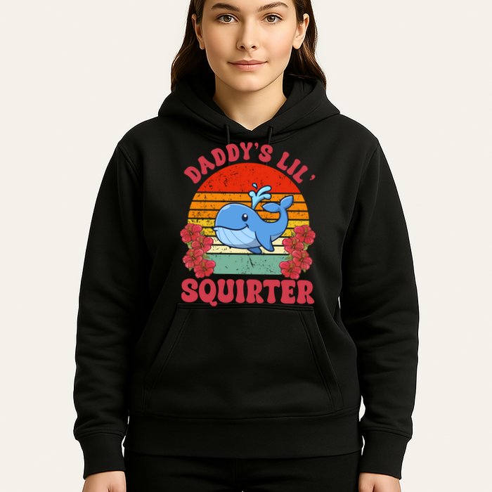 Inappropriate Funny Daddys Lil Squirter Embarrassing Hoodie